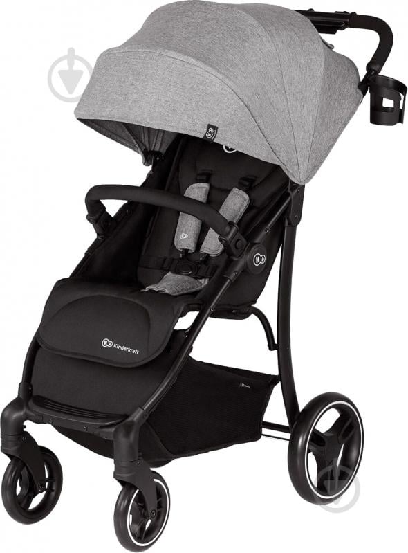 Коляска прогулочная Kinderkraft Trig Grey KKWTRIGGRY0000 - фото 1