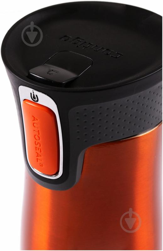 Термочашка Contigo West Loop 0,47л оранжевая - фото 2 Термочашка Contigo West Loop 0,47л оранжевая - фото 2