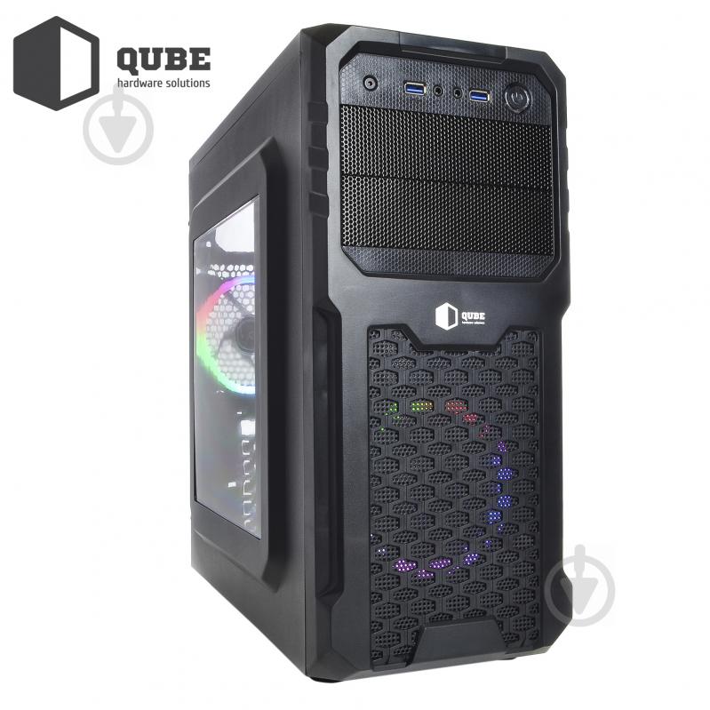 Корпус QUBE QB27A Black (QB27A_WCNU3) - фото 2