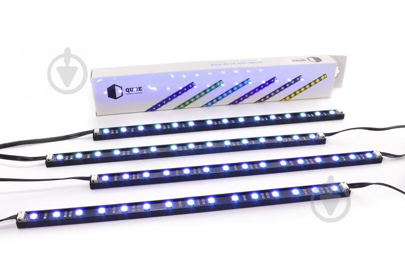 Стрічка світлодіодна QUBE RGB AURA KIT 4xRGB Stripe 300mm (RGB_AURA_KITv02) - фото 5