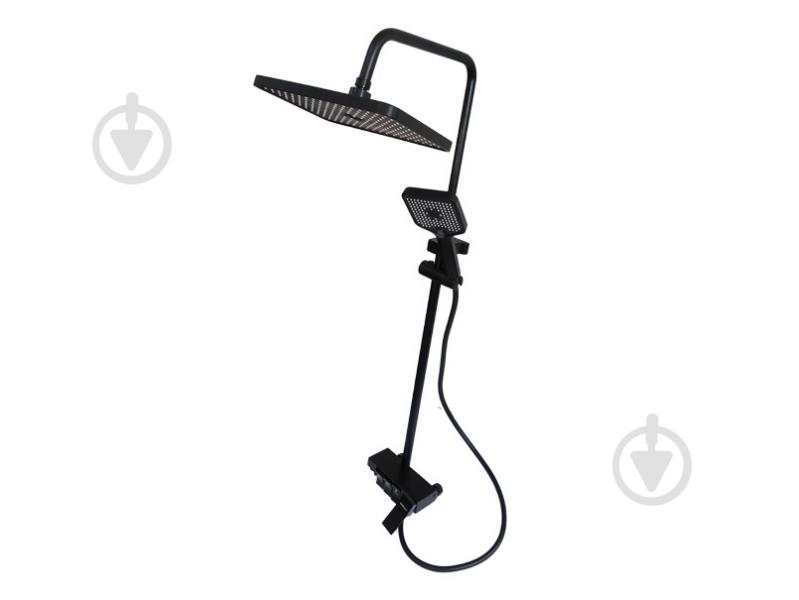 Душевая система MILLZ мультирежимная черная MRS-AL-C200 (black) - фото 2