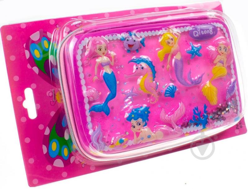 Пенал QT-5703-Blue Cool For School синий - фото 1