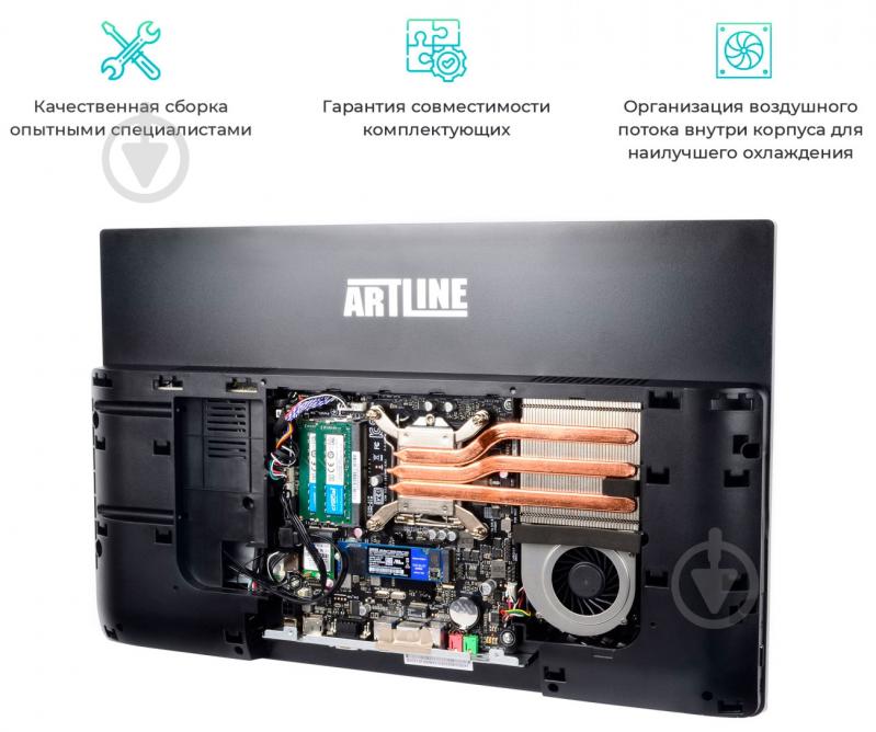 Моноблок Artline Business S23 21,5" (S23v02) black/silver - фото 9