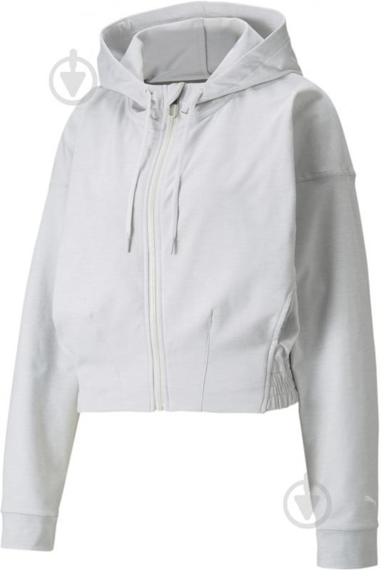 Джемпер Puma TRAIN CLOUDSPUN FZ HOODIE 52105572 р.S сірий - фото 4