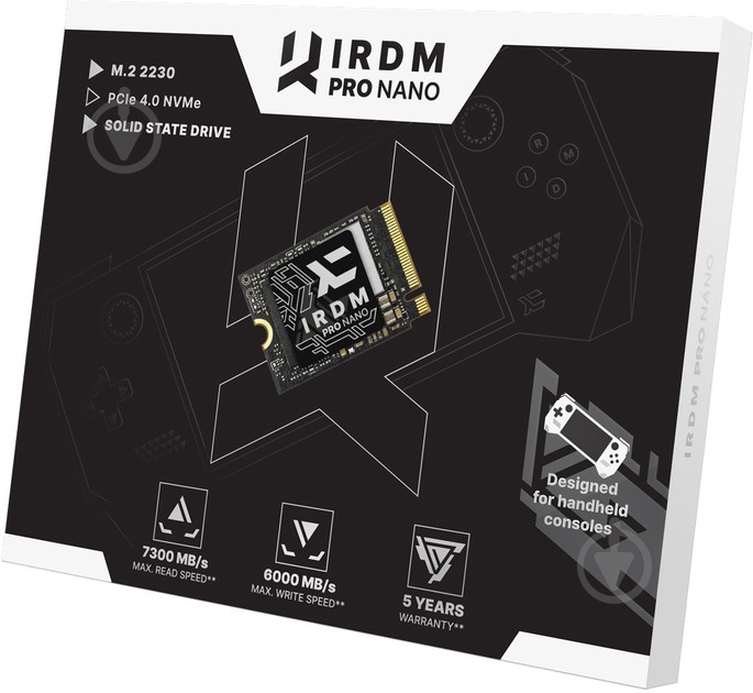 SSD-накопитель Goodram IRDM Pro Nano 2000GB M.2 PCI Express 4.0 x4 3D V-NAND (IRP-SSDPR-P44N-02T-30) - фото 5