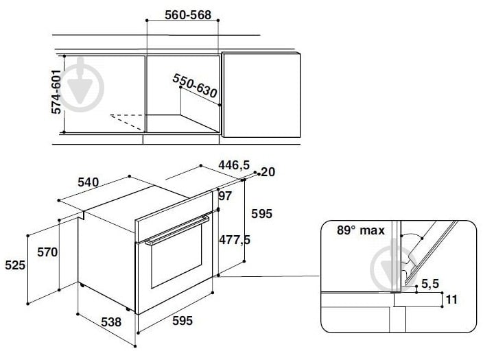 Духовой шкаф Hotpoint FA3841HWHHA - фото 2