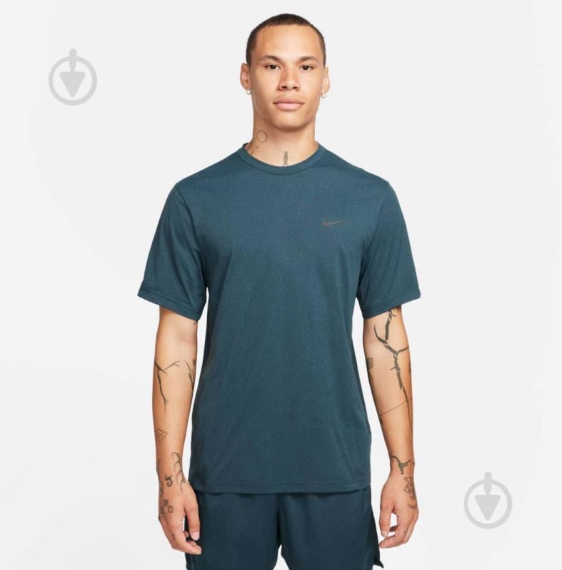 Футболка Nike M NK DF UV HYVERSE SS DV9839-328 р.2XL серый - фото 1