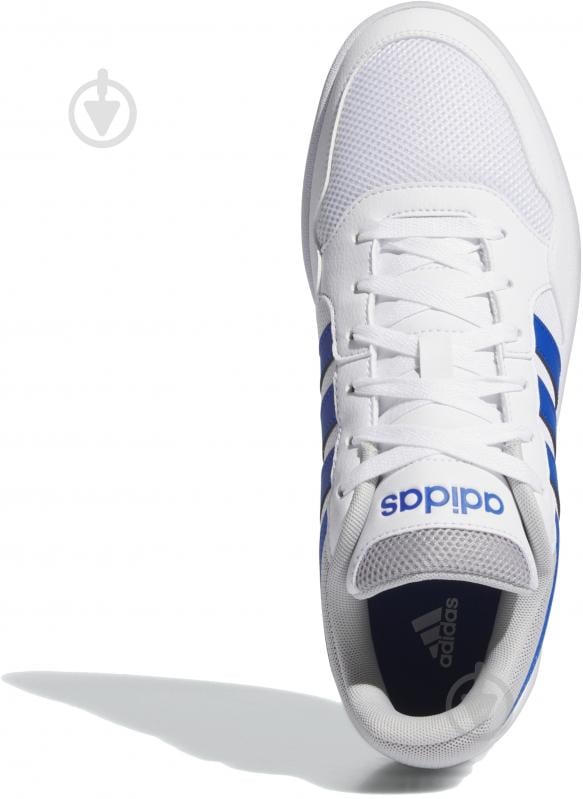 Кроссовки мужские демисезонные Adidas HOOPS 3.0 SUMMER IG1487 р.42 2/3 бело-синие - фото 7