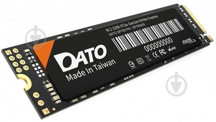 SSD-накопичувач Dato DP700 1000GB M.2 PCI Express 3.0 x4 3D V-NAND (DP700SSD-1TB) - фото 2