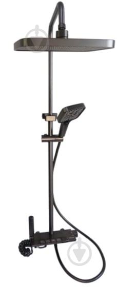 Душевая система MILLZ мультирежимная серая MRS-AL-C95 (gray) - фото 1