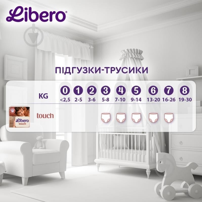 Підгузки-трусики Libero Touch 3 5-8 кг 30 шт. - фото 12