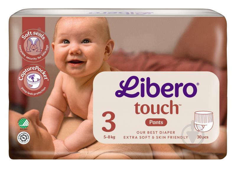 Підгузки-трусики Libero Touch 3 5-8 кг 30 шт. - фото 2