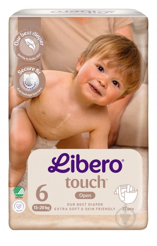 Подгузники Libero Touch 6 13-19 кг 27 шт. - фото 2