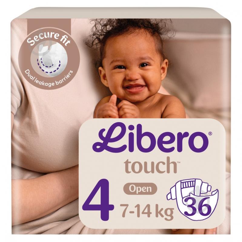 Подгузники Libero Touch 4 7-14 кг 36 шт. - фото 1
