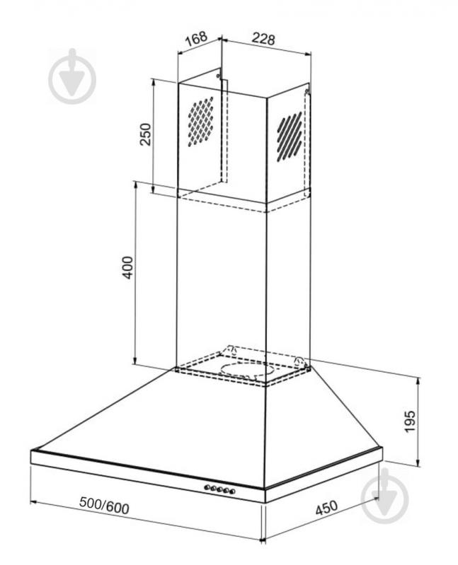 Вытяжка Jantar KB 650 LED 60 IS - фото 10