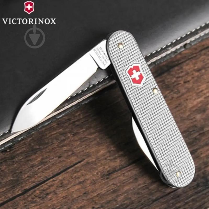 Нож швейцарский Victorinox BANTAM Alox 0.2300.26. серебренный 43884 - фото 3