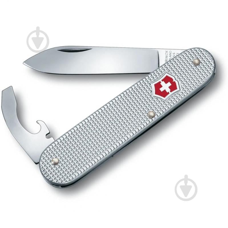 Нож швейцарский Victorinox BANTAM Alox 0.2300.26. серебренный 43884 - фото 1