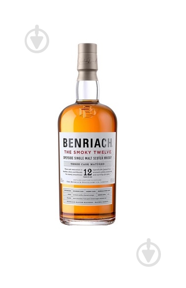 Виски BenRiach односолодовый "BenRiach The Smoky 12yo" 0,7 л - фото 1