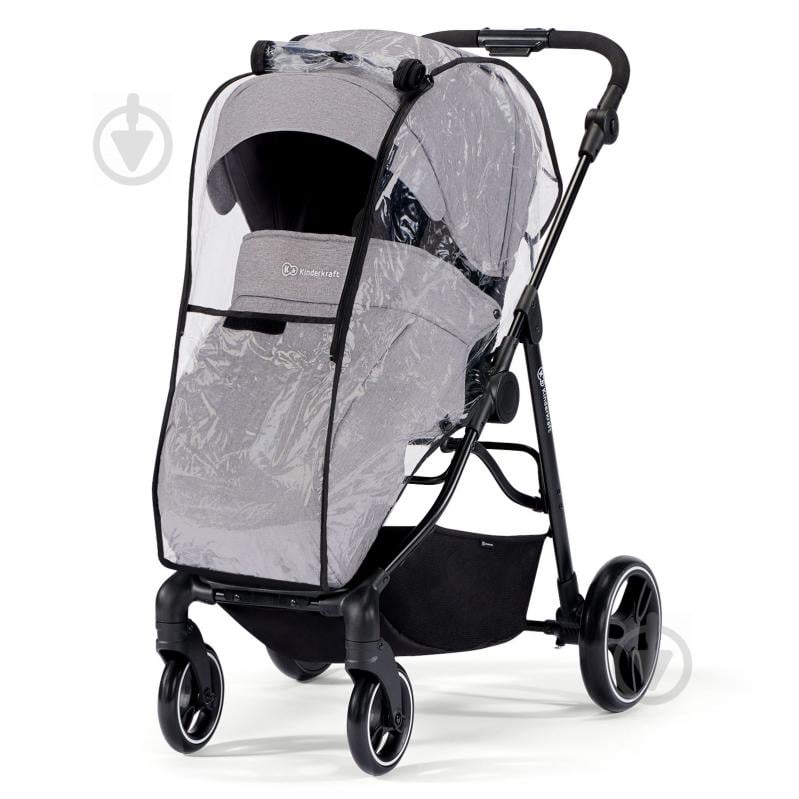 Коляска прогулочная Kinderkraft Vesto Gray KSVEST00GRY0000 - фото 12