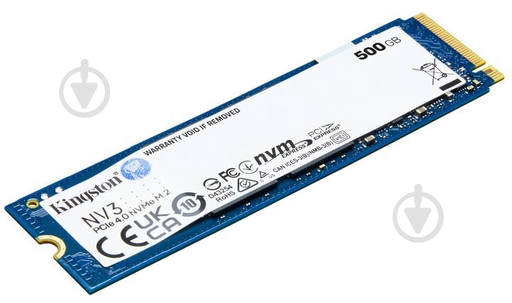 SSD-накопичувач Kingston NV3 500GB M.2 PCI Express 4.0 x4 (SNV3S/500G) - фото 2