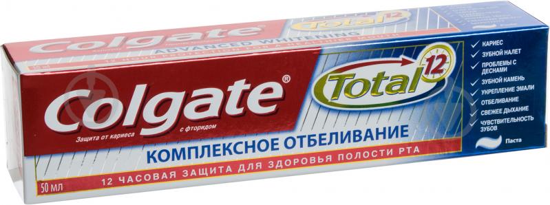 Зубна паста Colgate Total 12 Professional Whitening 50 мл - фото 1