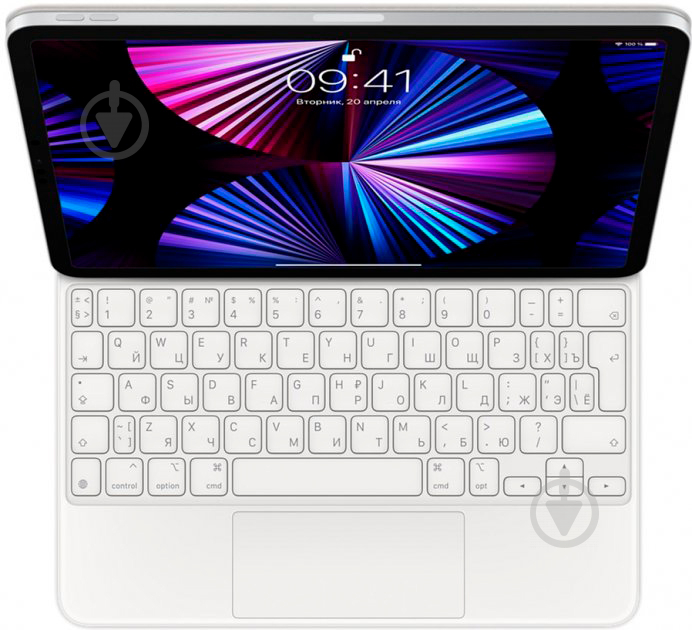 Клавіатура бездротова Apple Magic Keyboard for iPad Pro 11-inch (3rd generation) and iPad Air (4th generation) (MJQJ - фото 1