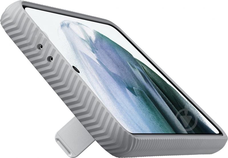 Чехол Samsung Protective Standing Cover Light Gray (EF-RG991CJEGRU) - фото 3
