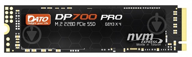 SSD-накопитель Dato DP700 Pro 256GB M.2 PCI Express 3.0 x4 3D V-NAND (DP700PSSD-256GB) - фото 1