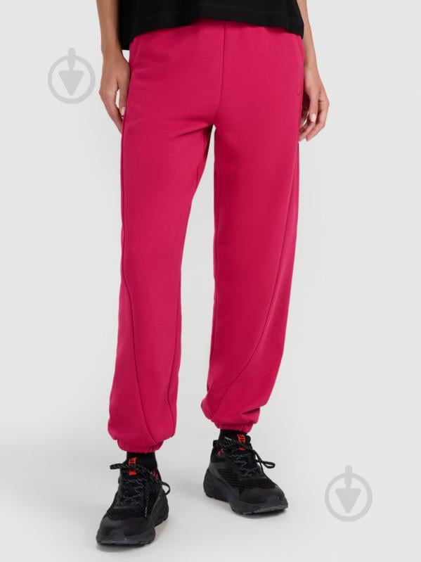 Штани 4F TROUSERS CAS F1205 4FWAW25TTROF1205-53S р. M рожевий - фото 1