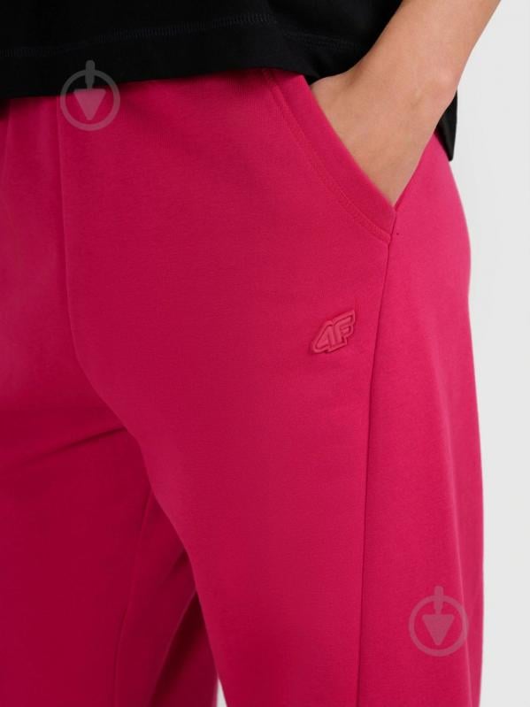 Штани 4F TROUSERS CAS F1205 4FWAW25TTROF1205-53S р. M рожевий - фото 5