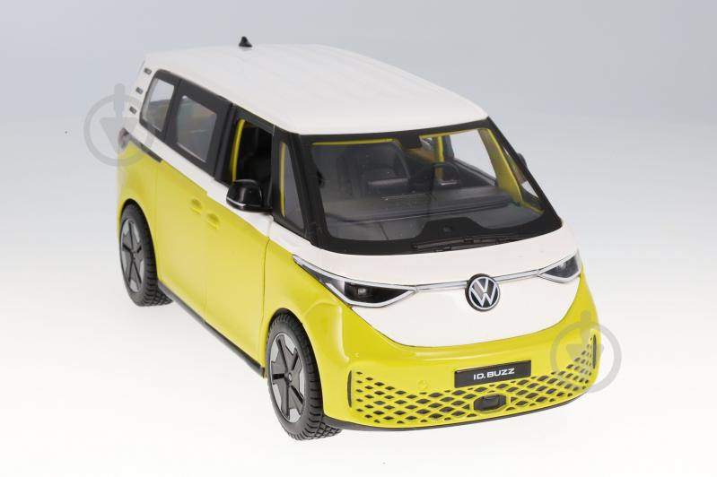 Автомодель Maisto 1:24 2023 Volkswagen ID Buzz 32914 white/yellow - фото 3