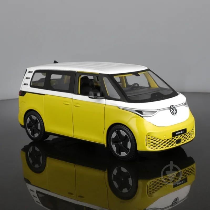 Автомодель Maisto 1:24 2023 Volkswagen ID Buzz 32914 white/yellow - фото 7