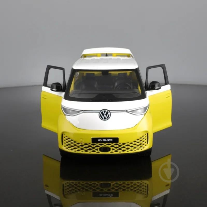 Автомодель Maisto 1:24 2023 Volkswagen ID Buzz 32914 white/yellow - фото 6