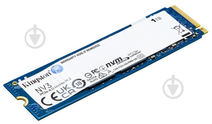 SSD-накопичувач Kingston 1000GB M.2 PCI Express 4.0 x4 (SNV3S/1000G) - фото 2