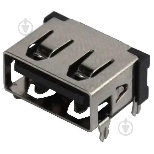 Гнездо монтажное Profix USB тип А черный (P301056) - фото 1