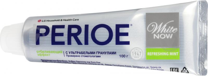 Зубна паста Perioe White now. Освіжаюча м'ята 120 г - фото 1