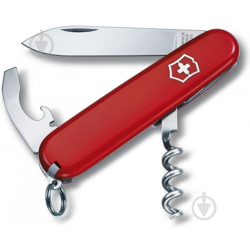 Ніж швейцарський Victorinox WAITER 0.3303.B1, червоний 88290 - фото 1