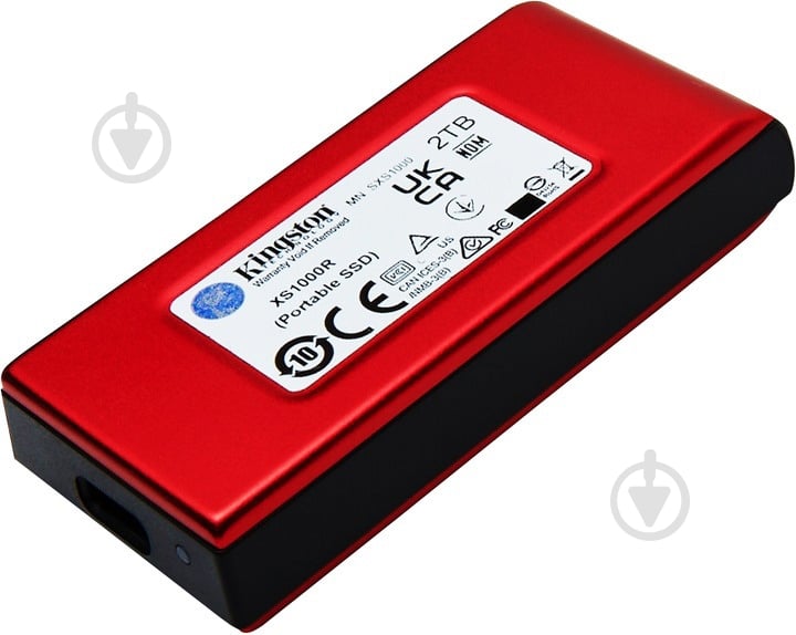 SSD-накопичувач Kingston XS1000 2000GB Portable USB Type-C 3D TLC (SXS1000R/2000G) - фото 4