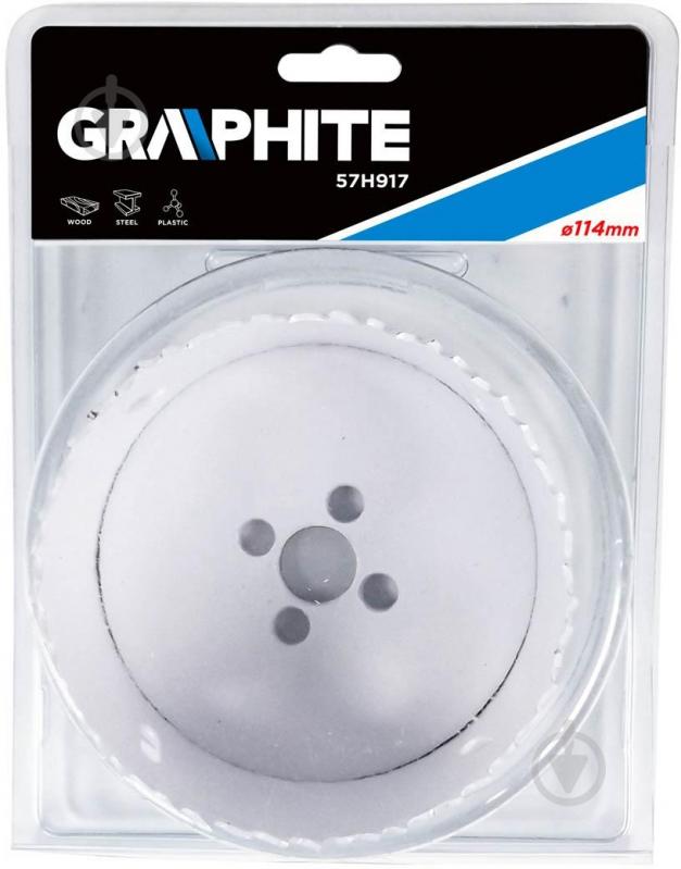 Коронка біметалева GRAPHITE 57H917 - фото 2