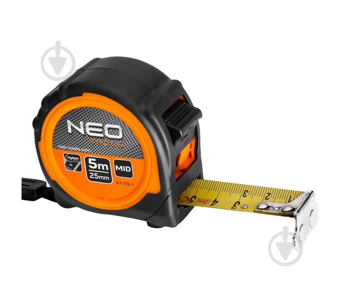 Рулетка NEO tools 67-115-1 5  м x 25  мм - фото 2