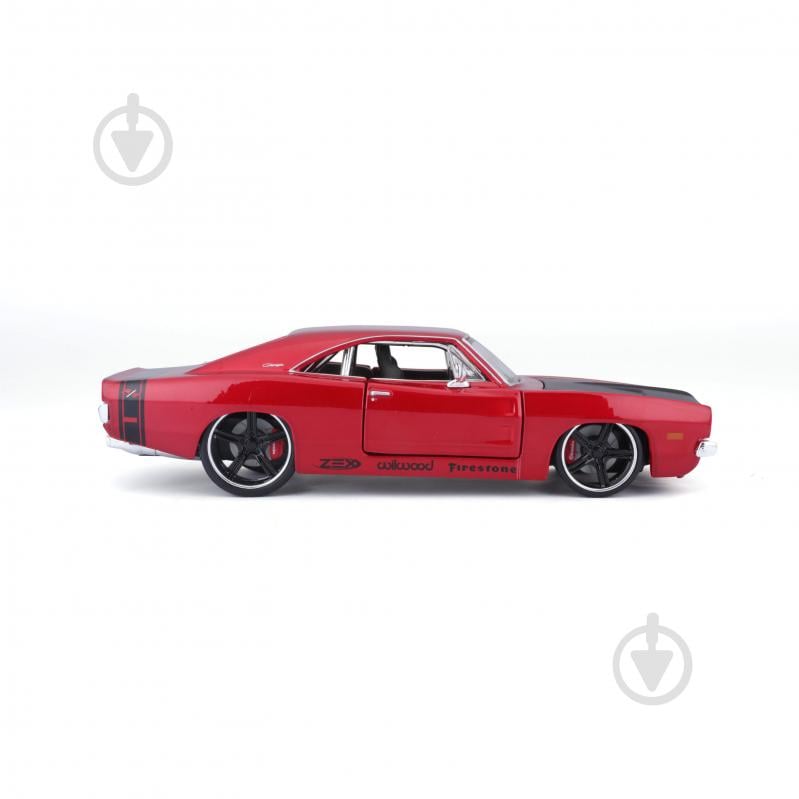 Машинка Maisto 1:24 1969 Dodge Charger R/T 32537 met. red - фото 8