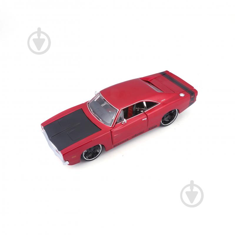 Машинка Maisto 1:24 1969 Dodge Charger R/T 32537 met. red - фото 3