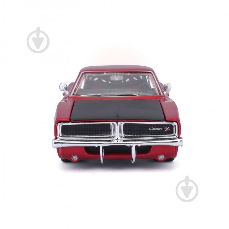 Машинка Maisto 1:24 1969 Dodge Charger R/T 32537 met. red - фото 6