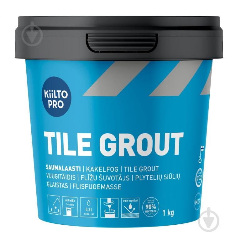 Затірка для плитки Kiilto Pro Tile Grout 52 1 кг коричневий - фото 1