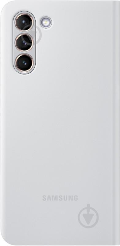 Чохол Samsung Smart LED View Cover Light Gray (EF-NG996PJEGRU) - фото 2