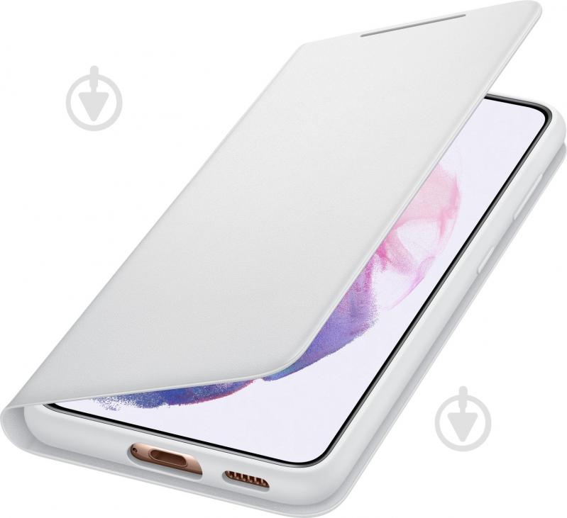 Чохол Samsung Smart LED View Cover Light Gray (EF-NG996PJEGRU) - фото 4
