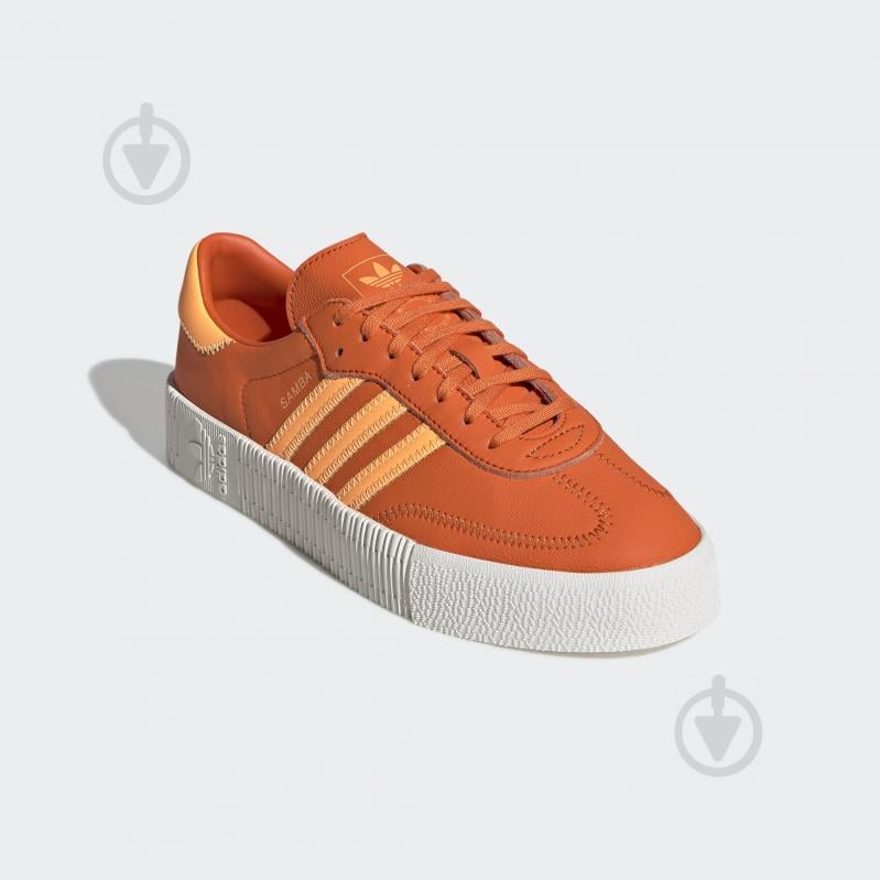 Кроссовки женские зимние Adidas SAMBAROSE W EE7046 р.41 1/3 оранжевые - фото 15