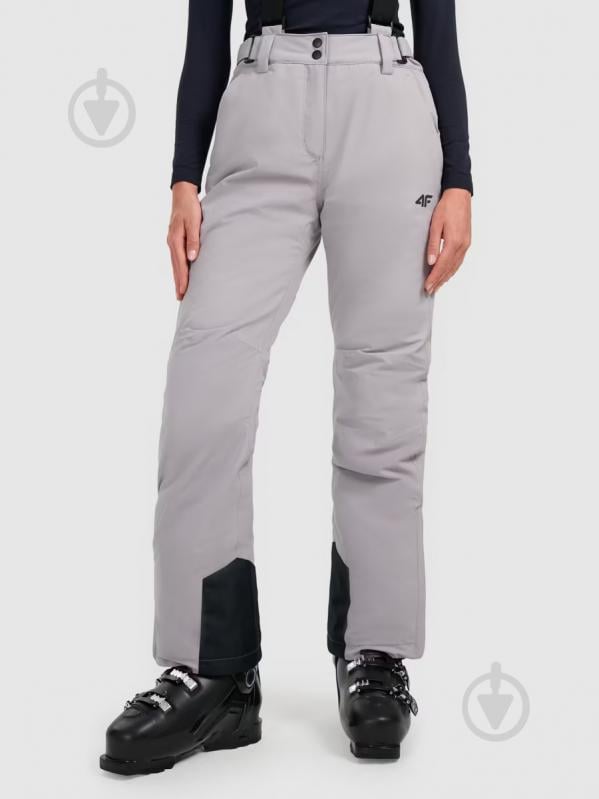 Брюки 4F TROUSERS FNK F1157 4FWAW25TFTRF1157-27S р. XL серый - фото 1