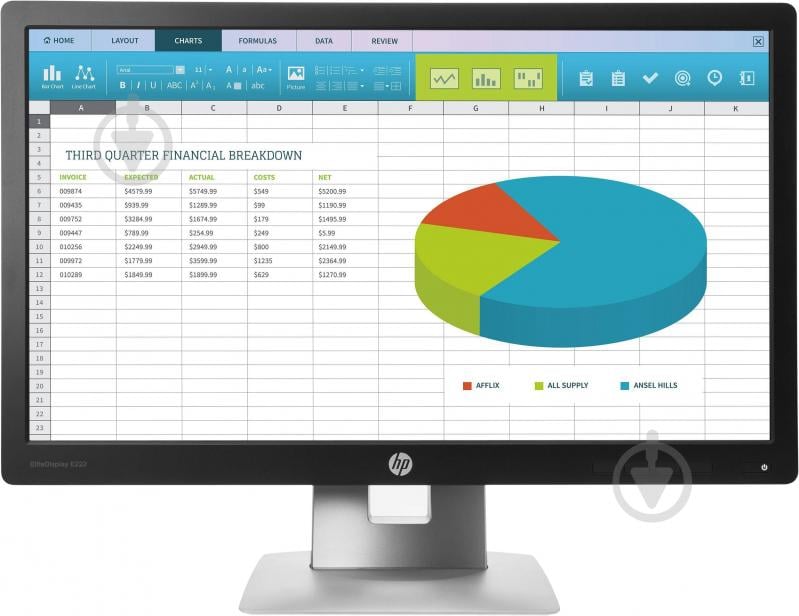 Монитор HP EliteDisplay E222 21,5" (M1N96AA) - фото 1 Монитор HP EliteDisplay E222 21,5" (M1N96AA) - фото 1