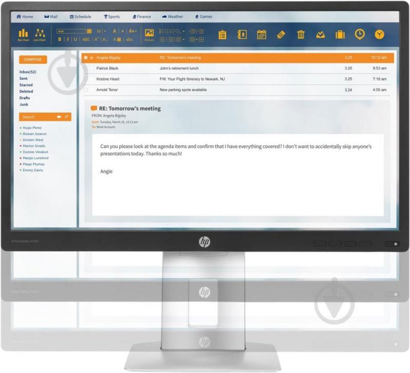 Монитор HP EliteDisplay E240 23,8" (M1N99AA) - фото 7